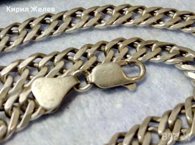 ODEMA 295 ВЕЛИКОЛЕПЕН СРЕБЪРЕН ЛАНЕЦ СРЕБРО 925 ЗДРАВА РЕТРО АРТ ПЛЕТКА РЪЧНА ИЗРАБОТКА 26765, снимка 10 - Колиета, медальони, синджири - 49959863