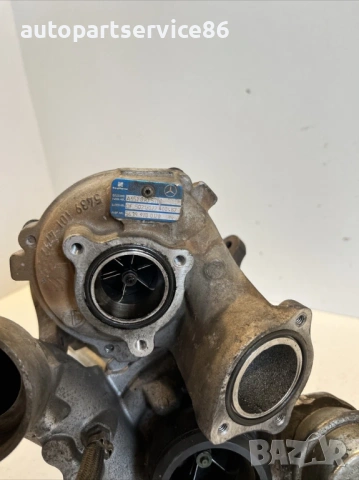 Двойно турбокомпресорно устройство за Mercedes W212 2.2 CDI (2012) A6510905780, снимка 3 - Части - 53857740