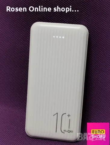 Външна батерия powerbank KLGO 10000mAh KP-56, снимка 8 - Друга електроника - 48041475