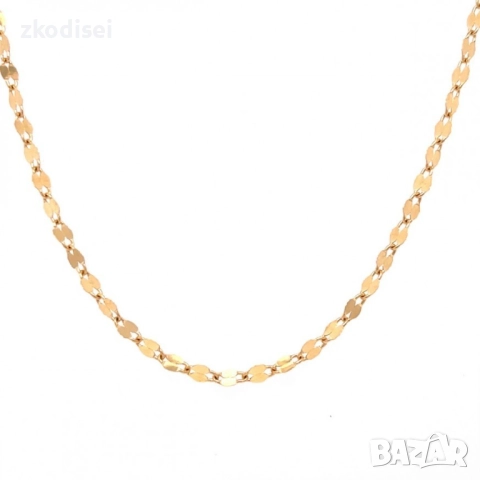 Златен синджир 2,86гр. 44,0см. 14кр. проба:585 модел:33610-6, снимка 2 - Колиета, медальони, синджири - 51437856