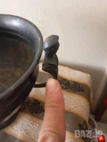 Купа и ваза в бароков стил, снимка 6 - Антикварни и старинни предмети - 50832116