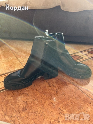 Дамски кожени боти 39 номер, снимка 5 - Дамски боти - 53131165