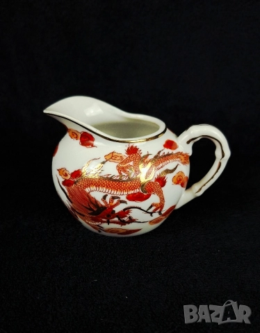 Японски чаен сервиз с дракони - за 6 човека, снимка 7 - Сервизи - 52416771