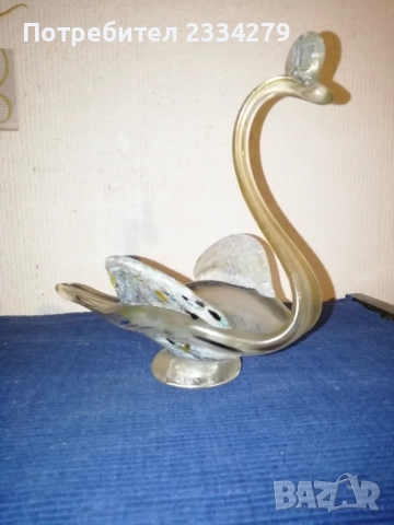 Старо духано стъклено изкуство, кристално цветно стъкло МУРАНО стил, ръчна изработка. , снимка 11 - Антикварни и старинни предмети - 52188078