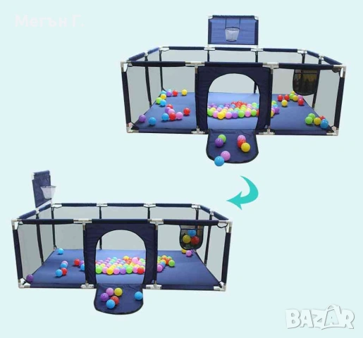 Кошара за игра с баскетболен кош, снимка 4 - Кошарки - 54114011