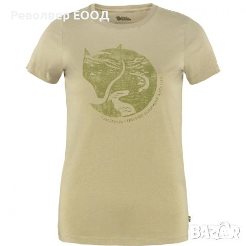 Дамска тениска Fjall Raven - Arctic Fox, в цвят Sand Stone, снимка 1 - Екипировка - 45338061