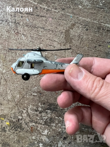 Вертолет на Мачбокс 1976 г. , снимка 2 - Колекции - 52011361