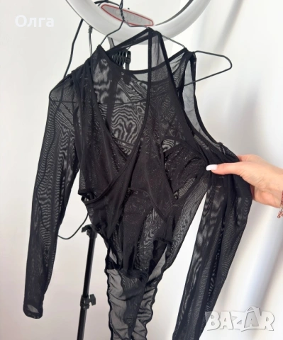 модно боди с мрежеста материя, снимка 3 - Корсети, бюстиета, топове - 53893004