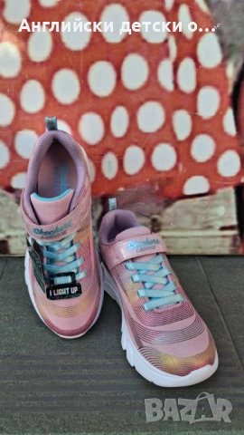 Английски детски светещи маратонки-SKECHERS, снимка 5 - Детски маратонки - 53770102