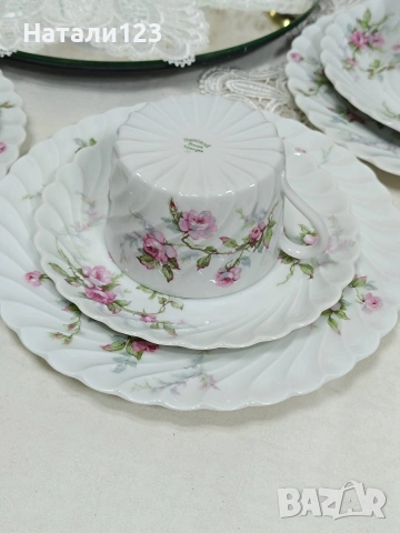 троен сет Limoges Havilland , снимка 5 - Чаши - 52960440