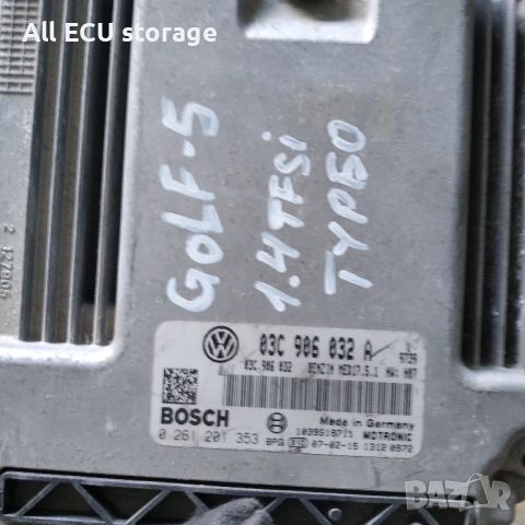 компютър ECU VW Golf 5 , 1.4 turbo 03C 906 032 A, снимка 1 - Части - 45145398