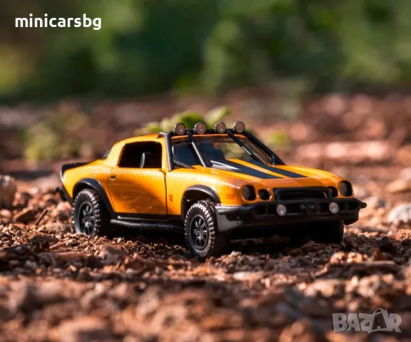 Метални колички: Chevrolet Camaro Transformers T7 Bumblebee, снимка 4 - Колекции - 48286961