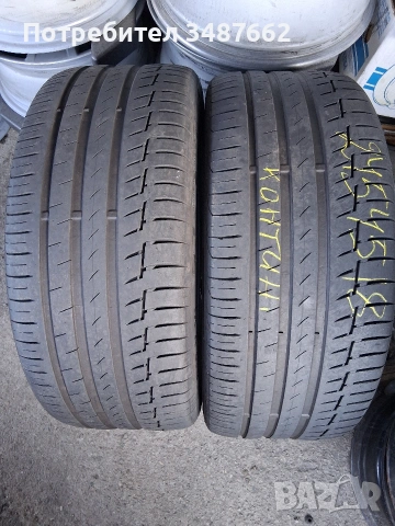 245 45 18 Континентал 2бр летни дот 2021г 