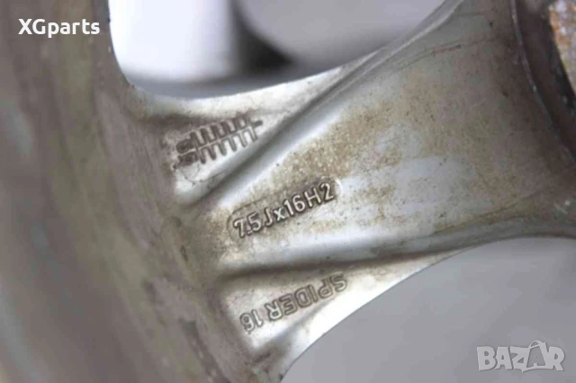  Алуминиеви джанти 16 цола 5x114.3 7.5J за Mitsubishi Grandis (2003-2011), снимка 6 - Гуми и джанти - 50469201