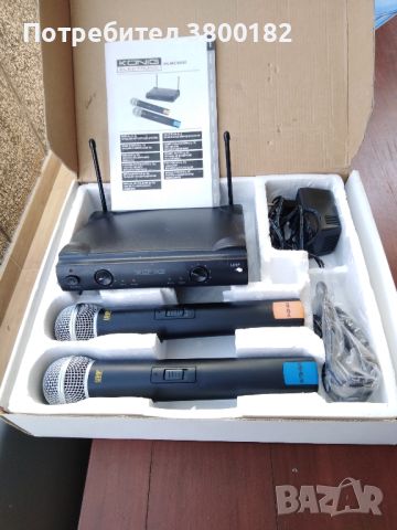 Wireless Microphone System, снимка 2 - Микрофони - 46523693