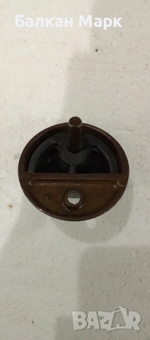 Месингов стопер за врата – цвят брюнет, 48x24 мм, снимка 5 - Други - 53200229