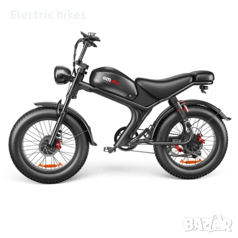 Електрически велосипед Emoko C93 – 2×1000W, 48 V 23 Ah, 20″ Fat Tyre, снимка 5 - Велосипеди - 51421411