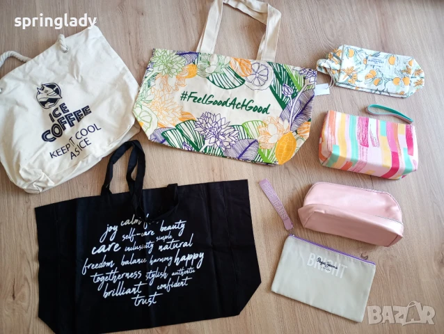 Дамски аксесоари: чанта, несесер, раница