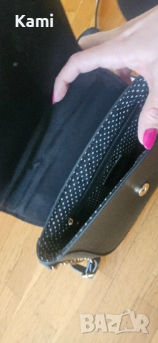 Две малки чанти, розова и черна, снимка 4 - Чанти - 53654336