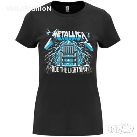 Нова дамска тениска на музикалната група Metallica - Ride the Lightning