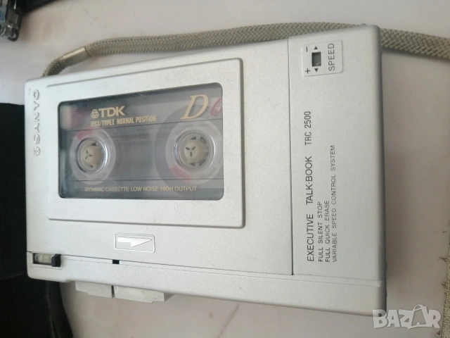 Ретро, диктофон SANYO TCR 2500, снимка 2 - Радиокасетофони, транзистори - 54098216
