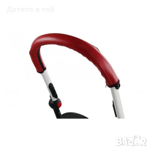 Кожен калъф за дръжка, универсален, червен, снимка 1