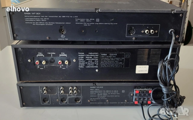 Стерео усилвател, тунер и дек SABA, снимка 3 - Ресийвъри, усилватели, смесителни пултове - 53043241