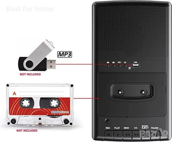 Mersoco Касетофон с запис, Walkman, USB флаш, аксесоари, снимка 7 - Аудиосистеми - 52922693