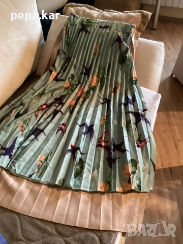 Поли плисирани солей с ластик на талията S,M 2 модела, снимка 5 - Поли - 53578420