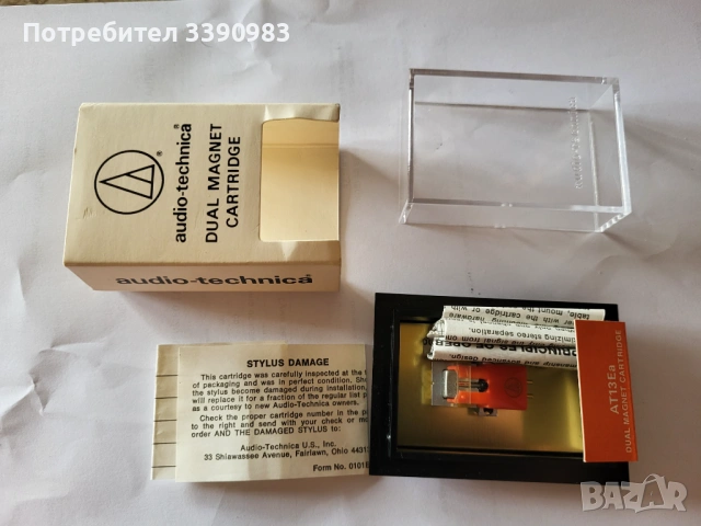  ДОЗА ЗА ГРАМОФОН AUDIO-TECHNICA AT13EA НОВА, снимка 4 - Грамофони - 53825203