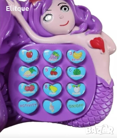 Интерактивен детски музикален телефон със светлини и звуци на сирена, снимка 2 - Други - 53006537