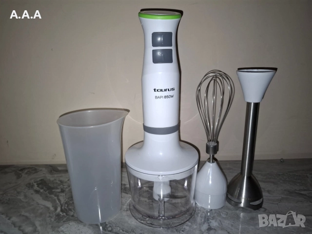 Комплект пасатор 3в1 с чопър BAPI 850W PLUS INOX, снимка 3 - Чопъри и пасатори - 51872120