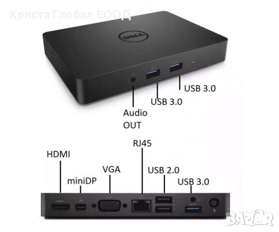 🔹 Dell WD15 Docking Station USB-C — Докинг за XPS / Latitude / Precision, снимка 2 - Лаптоп аксесоари - 51864832