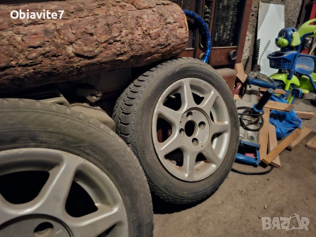 Продавам комплект от 4 лети джанти за кола 13', снимка 8 - Гуми и джанти - 53306235
