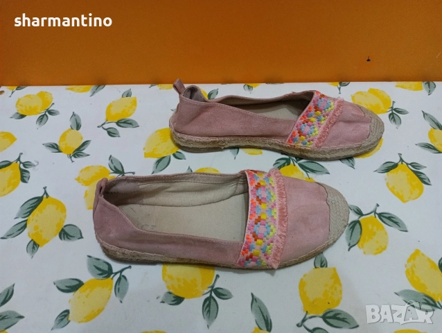 Кожени еспадрили N 39 - 6 лв, снимка 6 - Пантофи - 51635760