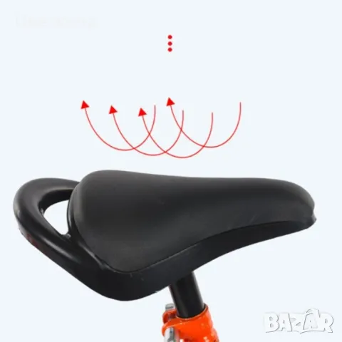 Детски велосипед с противоплъзгащи се гуми и светещи помощни колела, снимка 8 - Велосипеди - 49771893