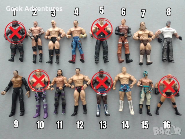 Евтини Кечисти WWE Екшън Фигурки Кеч Играчки с Забележки