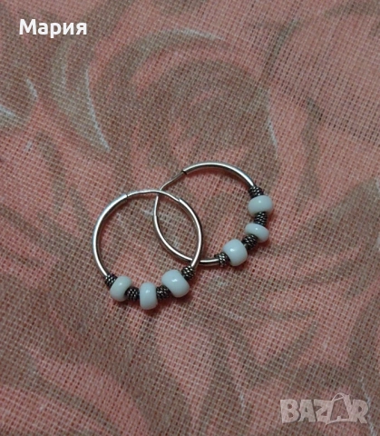 Сребърни обеци