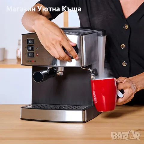 Кафемашина с ГАРАНЦИЯ Mini Moka CM 1821, снимка 3 - Кафемашини - 47048680