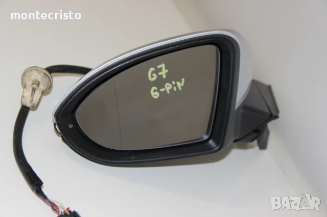 Ляво огледало VW Golf 7 (2013-2019г.) 5G0857521 Голф VII / 6 пина, снимка 3 - Части - 50736432