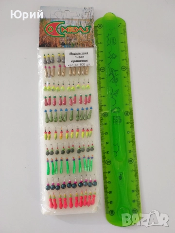  Комплект зимни примамки джигове 100 бр.