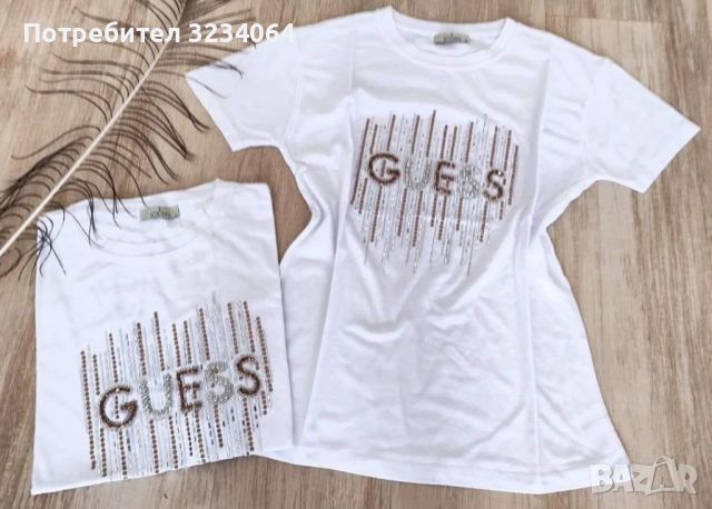 Дамска тениска Guess, снимка 2 - Тениски - 45118429