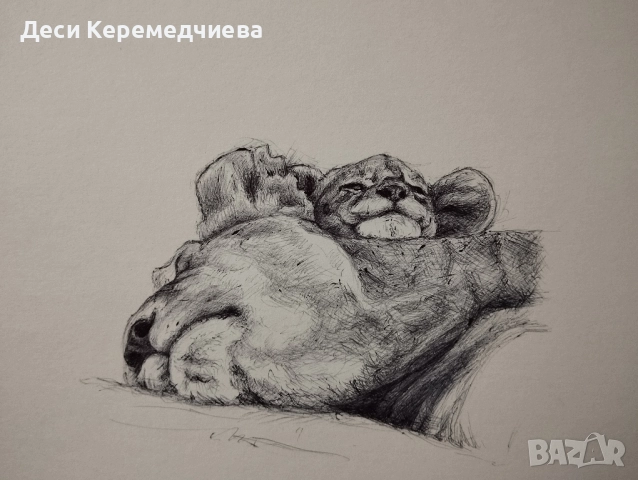 рисунка с химикал Лъвчета