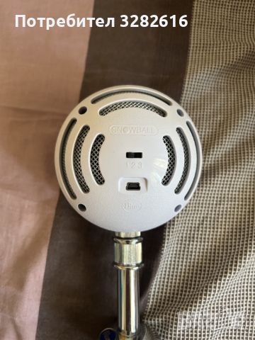 Микрофон Logitech Blue Snowball iCE, снимка 3 - Микрофони - 46677139