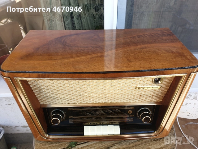 Старинно радио "ОРФЕЙ", снимка 3 - Ресийвъри, усилватели, смесителни пултове - 53539768