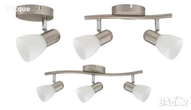 Спот 1-ца Jackie, E 14, 1,2 или 3 лампи x 40 W, IP 20, снимка 2 - Други - 52853770