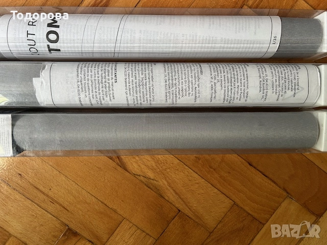 Затъмняващи интериорни ролетни щори чисто нови 80х170см 3 броя сиви, снимка 3 - Щори - 51445029