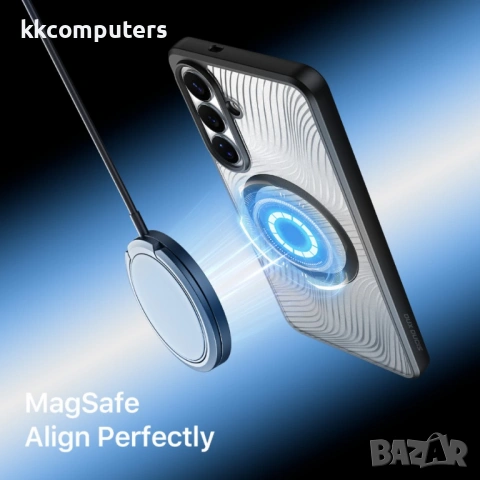 DUX DUCIS Aimo Магнитен Калъф за Samsung S26+ - PC+TPU, MagSafe, 1.2m SGS, REACH, Черен, снимка 5 - Калъфи, кейсове - 53705597