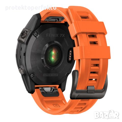 Силиконова каишка за GARMIN FORERUNNER 26mm и 22mm, снимка 2 - Смарт часовници - 46657864