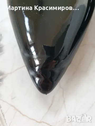 Лачени обувки , снимка 3 - Дамски обувки на ток - 49815533